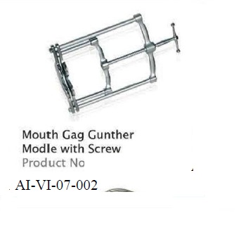 MOUTH GAG GUNTHER MODEL WITH SCREW